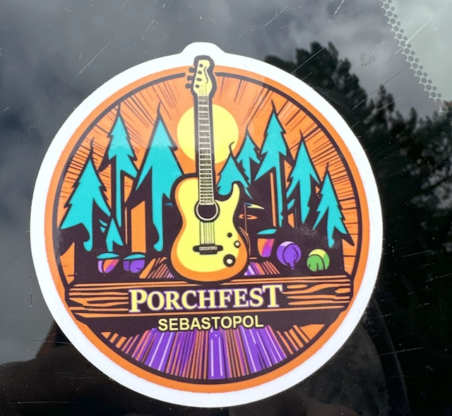 PorchFest Sticker